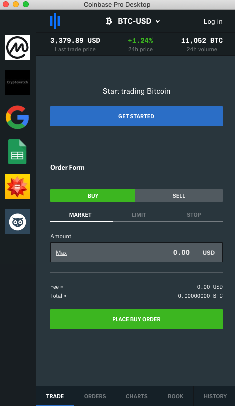 coinbase pro download