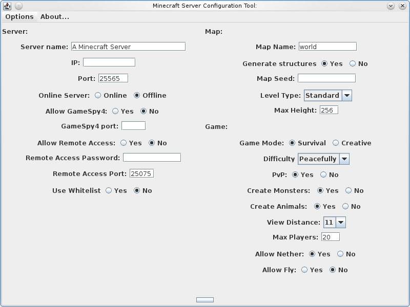 Minecraft Server Configuration Tool To Run In Linux Online