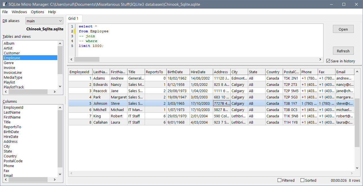 Как открыть файл в sqlite manager