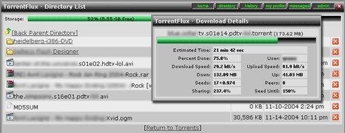 Web-based torrent client