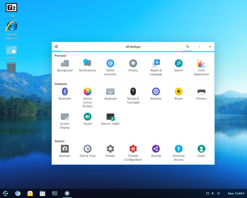 Free Linux hosting based on Zorin OS online