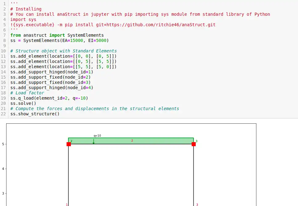 Download web tool or web app 2D Structural Analysis to run in Linux online