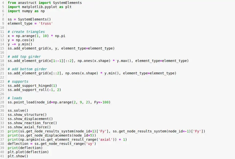 Download web tool or web app 2D Structural Analysis to run in Windows online over Linux online