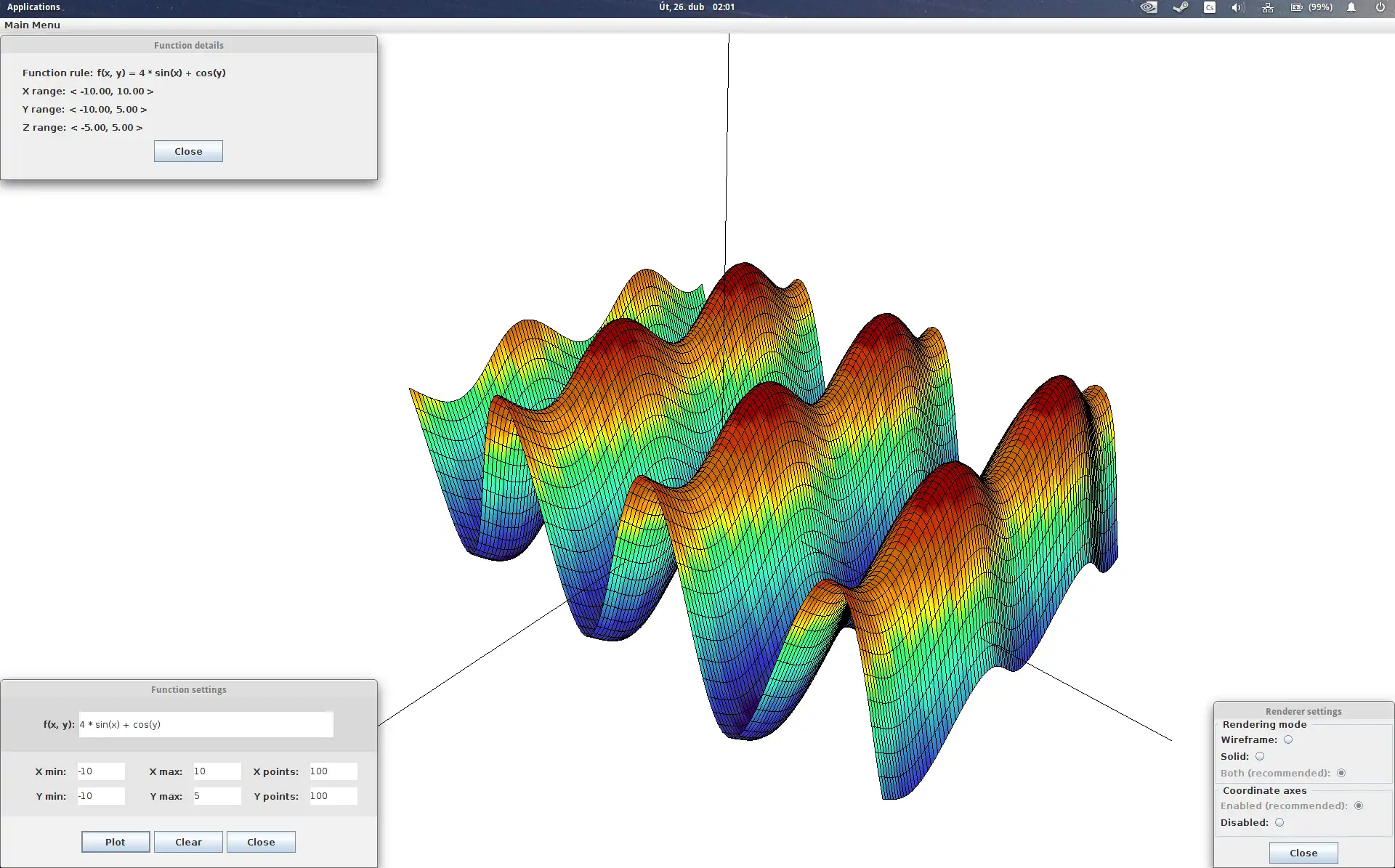 Download web tool or web app 3D Grapher to run in Windows online over Linux online