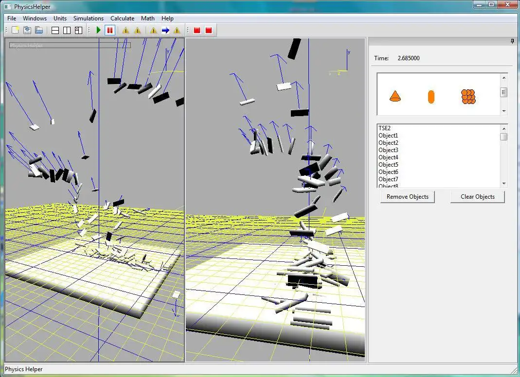 Download web tool or web app 3-DPhysicsSim to run in Windows online over Linux online