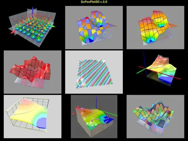 Download web tool or web app 3D Plot PovRay templates to run in Windows online over Linux online