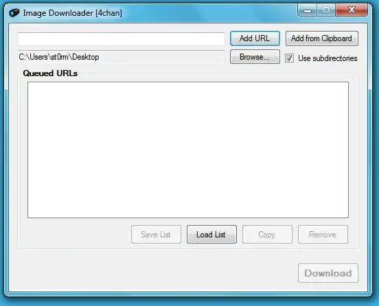 Download web tool or web app 4chan Batch Downloader