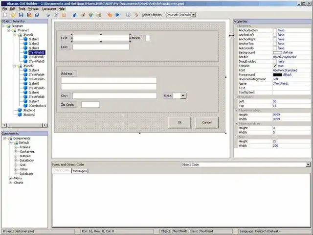 Download web tool or web app Abacus Java GUI Builder