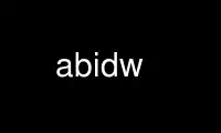 Run abidw in OnWorks free hosting provider over Ubuntu Online, Fedora Online, Windows online emulator or MAC OS online emulator