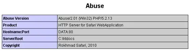 Download web tool or web app Abuse HTTP Server