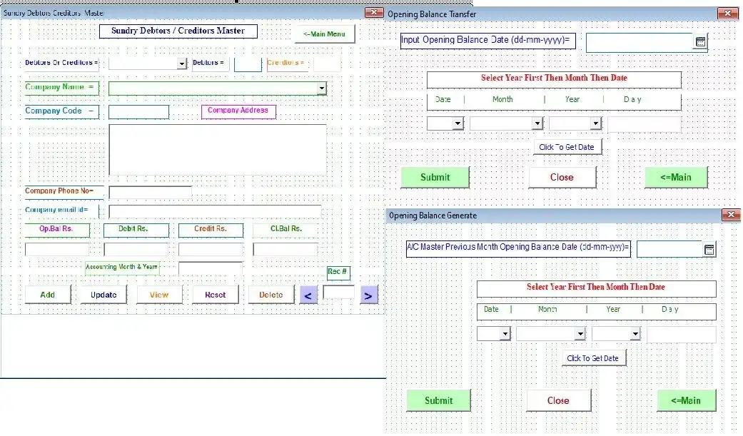 Download web tool or web app Accouting Excel