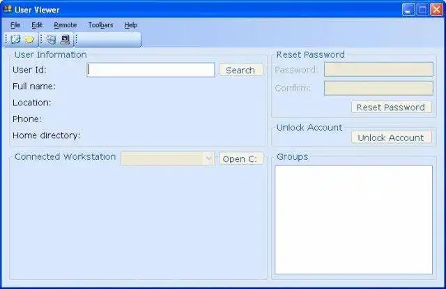 Download web tool or web app Active Directory User Viewer