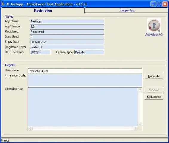 Download web tool or web app ActiveLock