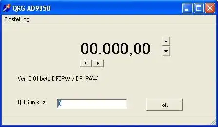 Download web tool or web app AD9850 DDS control panel to run in Windows online over Linux online