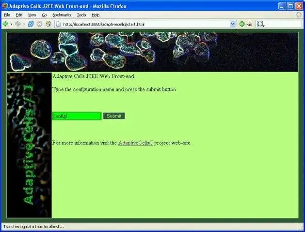 Download web tool or web app AdaptiveCells J2EE