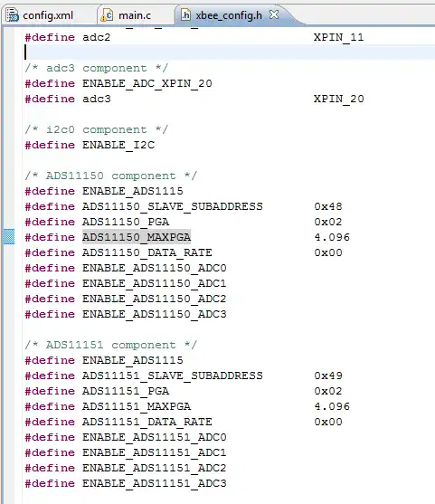 Download web tool or web app ADS1115 I2C XBee