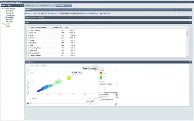 Download web tool or web app Advanced Analysis Services