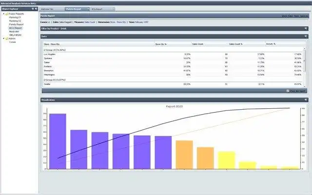 Download web tool or web app Advanced Analysis Services