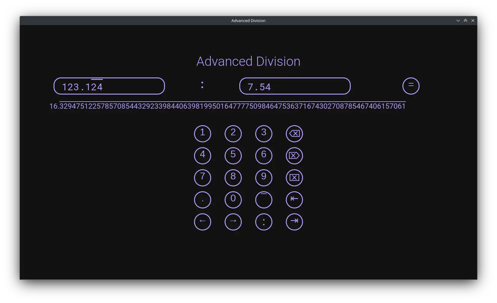 Download web tool or web app Advanced Division