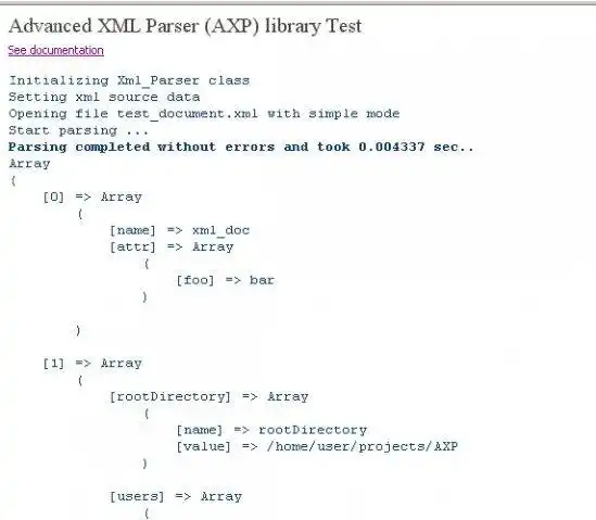 Download web tool or web app Advanced XML Parser (AXP) library