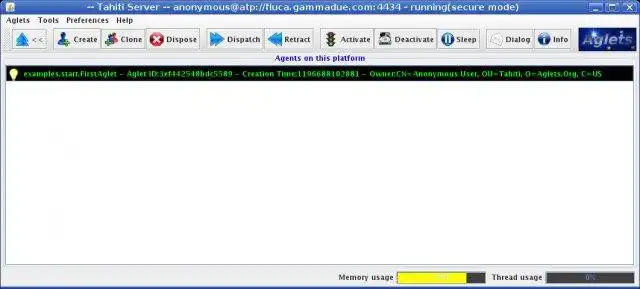 Download web tool or web app Aglet Software Development Kit to run in Linux online