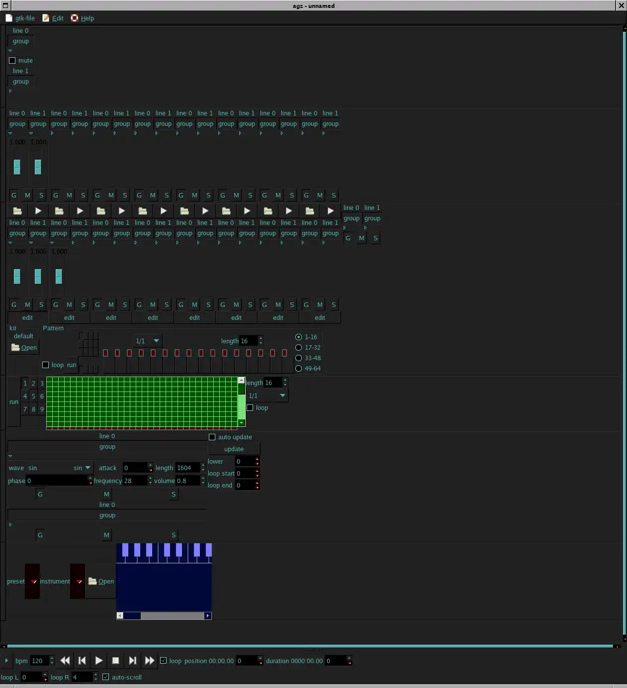 Download web tool or web app AGS - Advanced Gtk+ Sequencer