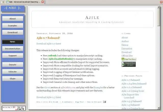 Download web tool or web app ajile to run in Linux online