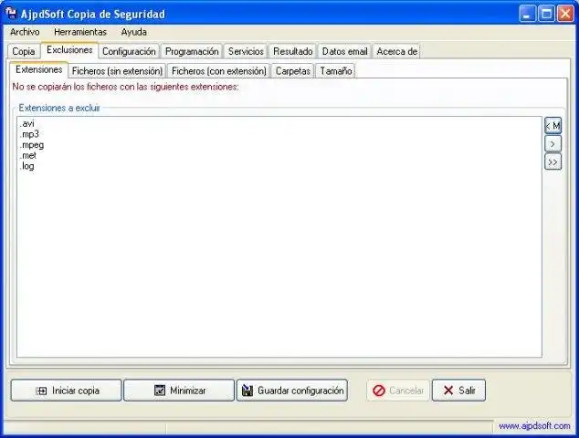 Mag-download ng web tool o web app na AjpdSoft Backup Assistant