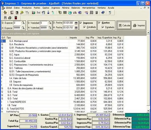 Download web tool or web app AjpdSoft Farm Management