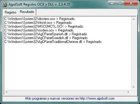 Download web tool or web app AjpdSoft Register OCX and DLL