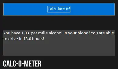 Download web tool or web app Alc-O-Meter