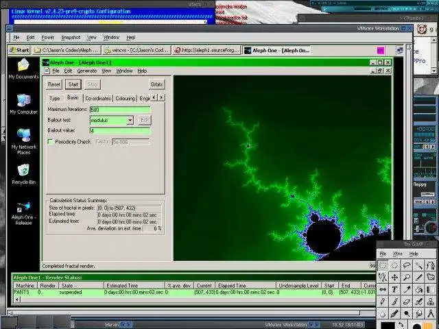 Download web tool or web app Aleph 1 - fractal generator. to run in Windows online over Linux online