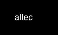 Run allec in OnWorks free hosting provider over Ubuntu Online, Fedora Online, Windows online emulator or MAC OS online emulator