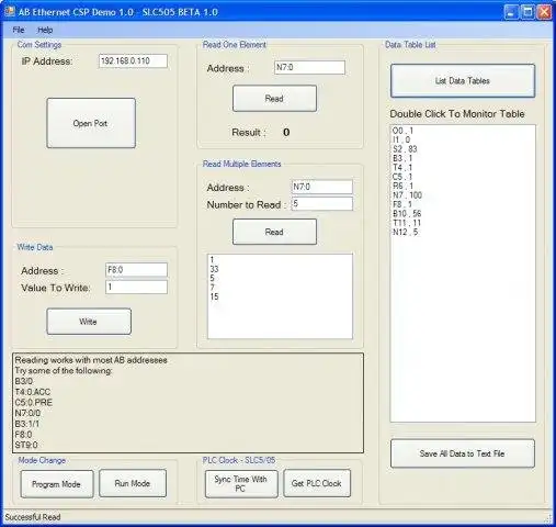 Download web tool or web app Allen Bradley SLC 5/05 Ethernet Driver