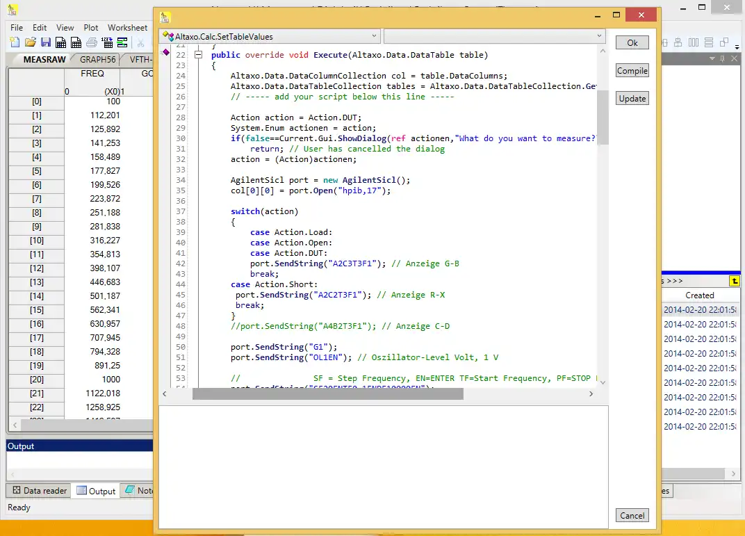 Download web tool or web app Altaxo Data Processing/Plotting Program to run in Windows online over Linux online