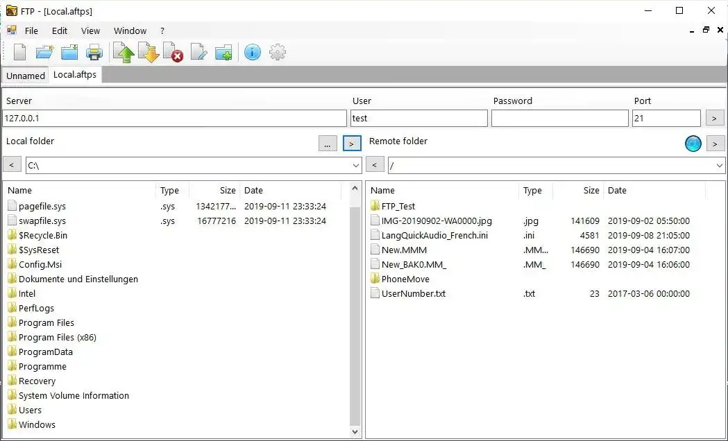 Download web tool or web app Alternate FTP 2.870