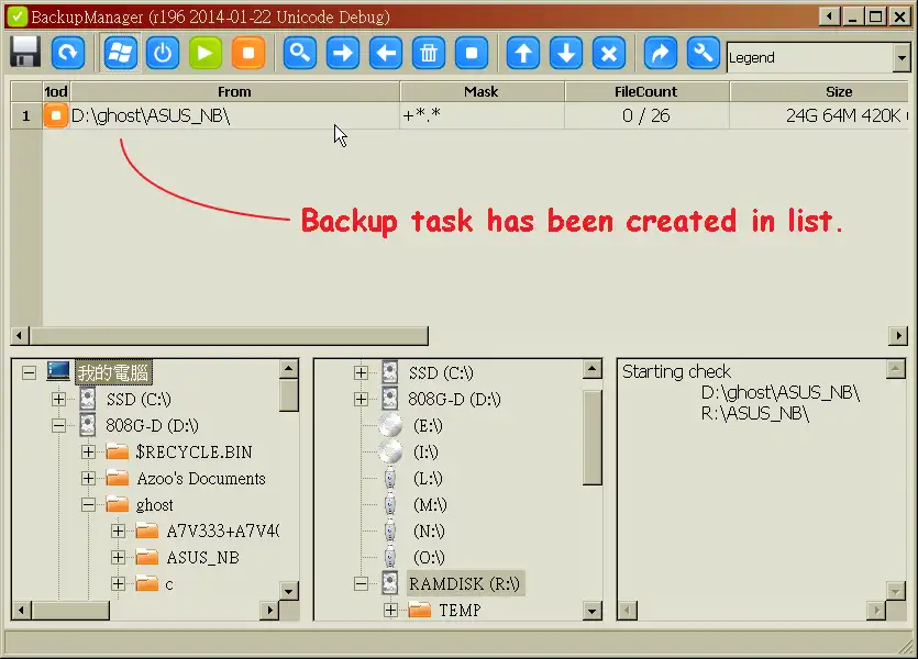 Download web tool or web app Amazing Backup Manager