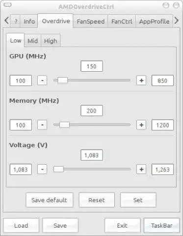 Download web tool or web app AMDOverdriveCtrl