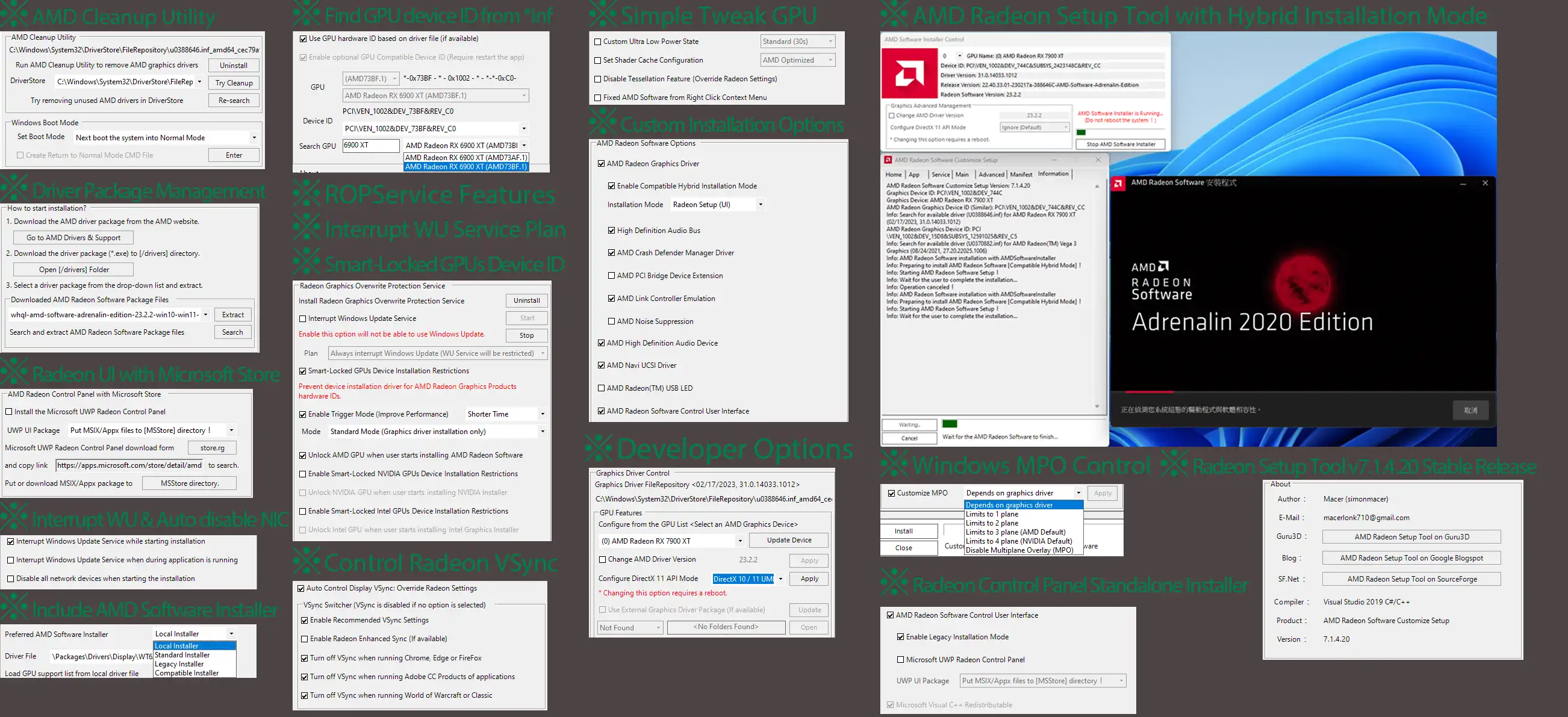 ابزار وب یا برنامه وب AMD Radeon Setup Tool Project را دانلود کنید