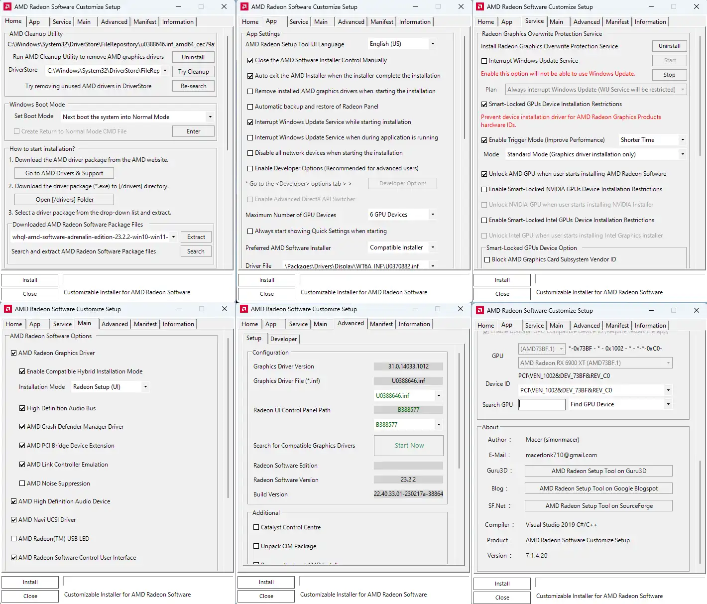 ابزار وب یا برنامه وب AMD Radeon Setup Tool Project را دانلود کنید