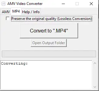 Download web tool or web app AMV-Converter