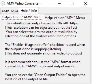 Download web tool or web app AMV-Converter