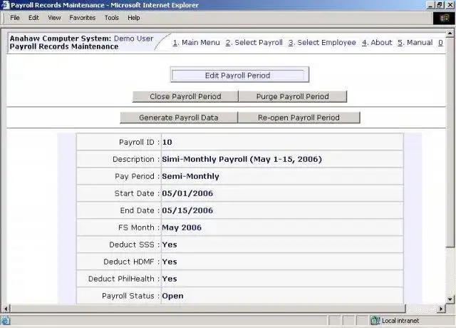 Descargue la herramienta web o la aplicación web Anahaw Open Payroll System