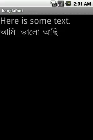 Download web tool or web app Android Bangla Or Bengali Font Render