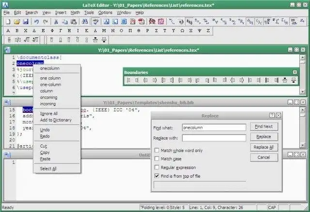 Download web tool or web app An easy-to-use editor for LaTeX source