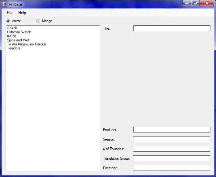 Download web tool or web app AniBase