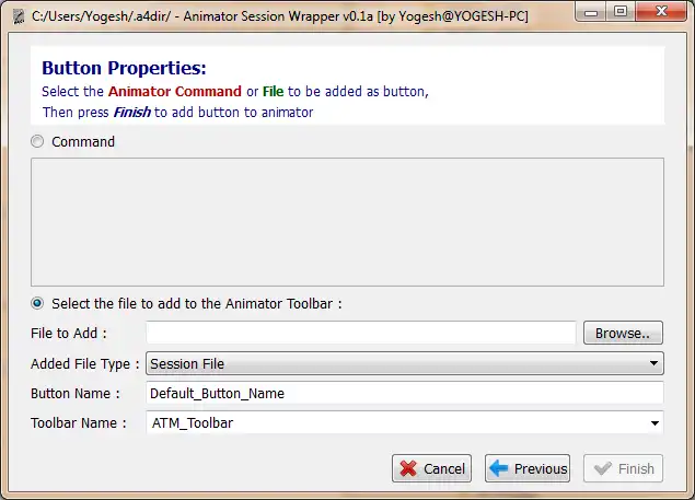 Download web tool or web app Animator Toolbar Manager