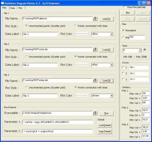 Download web tool or web app Antenna Radiation Diagram Plotter