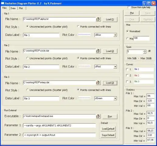 Download web tool or web app Antenna Radiation Diagram Plotter to run in Windows online over Linux online