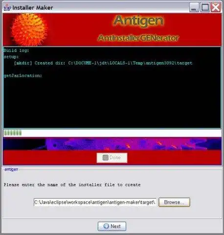 Download web tool or web app Antigen - ANT Installer GENerator